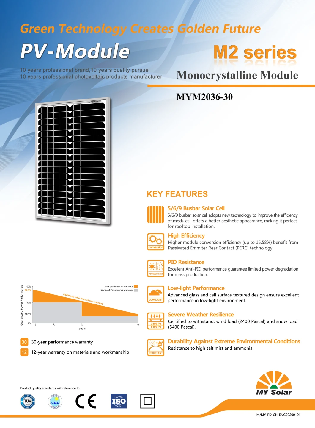 Grade a 30W DIY Small Solar Panels