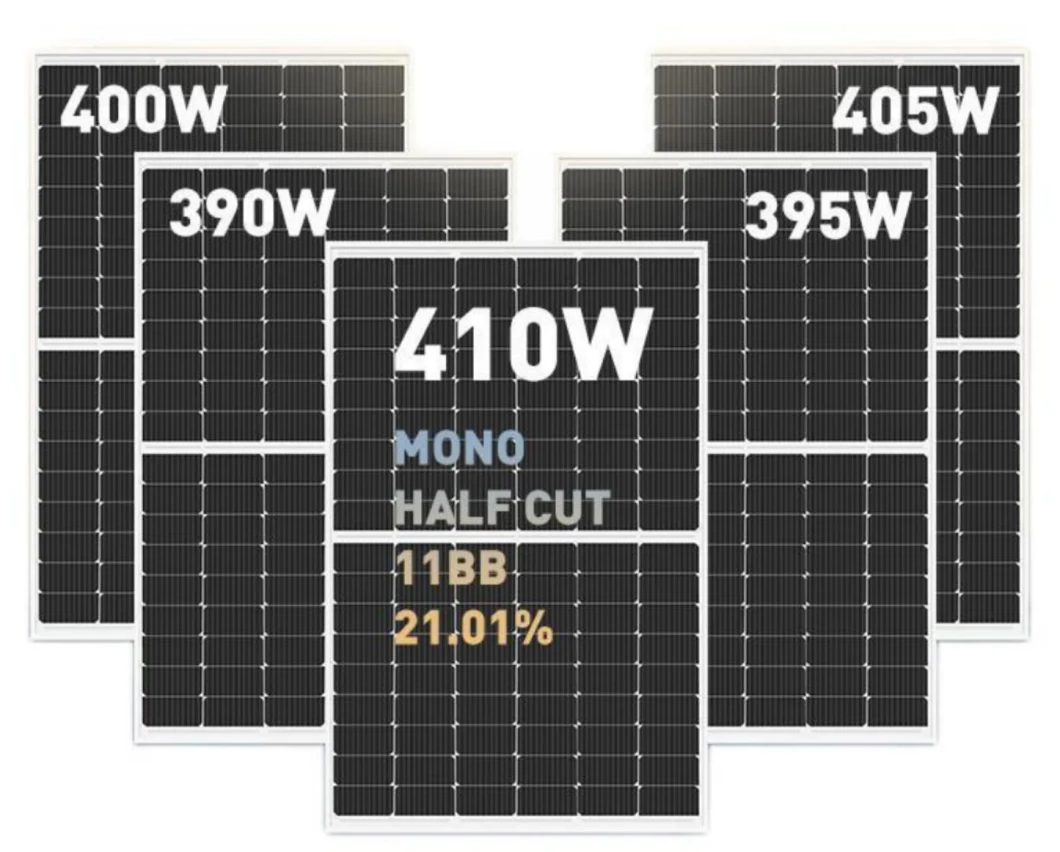 High Efficiency 395W 400W 405W 410W 415W 420W 108cells PV Mono Small Solar Panel with CE TUV Certificate Solar Power Panel