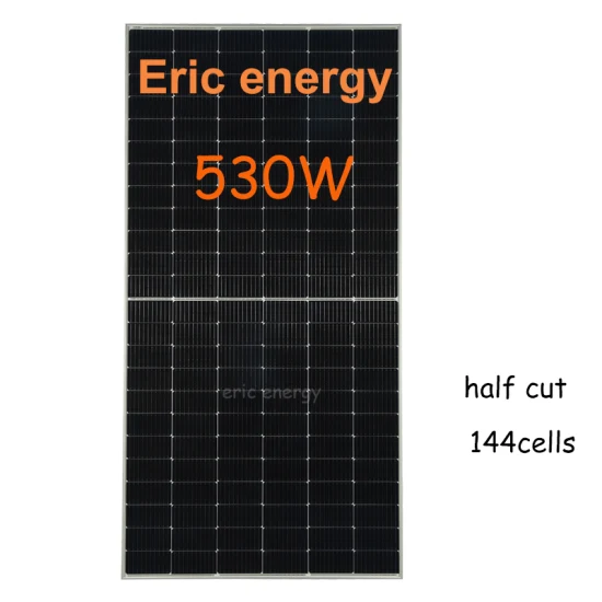 Europa Lager 60V 500W 530W 550W 단결정 태양광 패널 550W 패널 Solares DIY